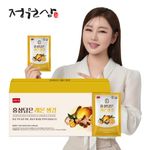 JUNGWONSAM Korean Red Ginseng & Lemon Ginger Juice (30 Pouches) – 100% Korean Ginger & 6-Year Ginseng with Argentine Lemons & Apple for a Smooth Boost _ Made in KOREA